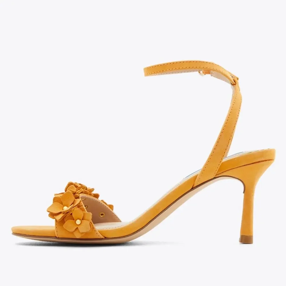 Draper James Floral Heeled Sandals - Alice Size 8 New